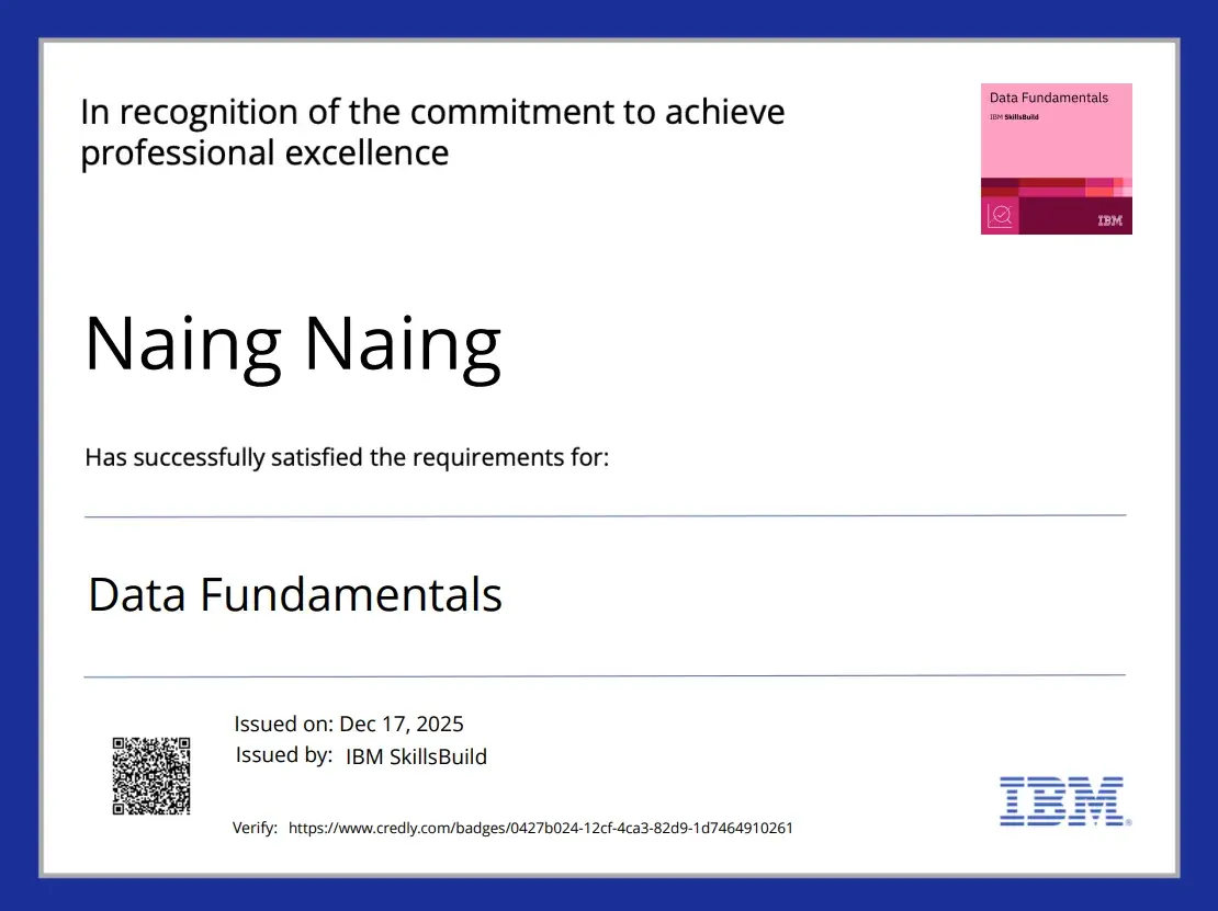 Data Fundamentals