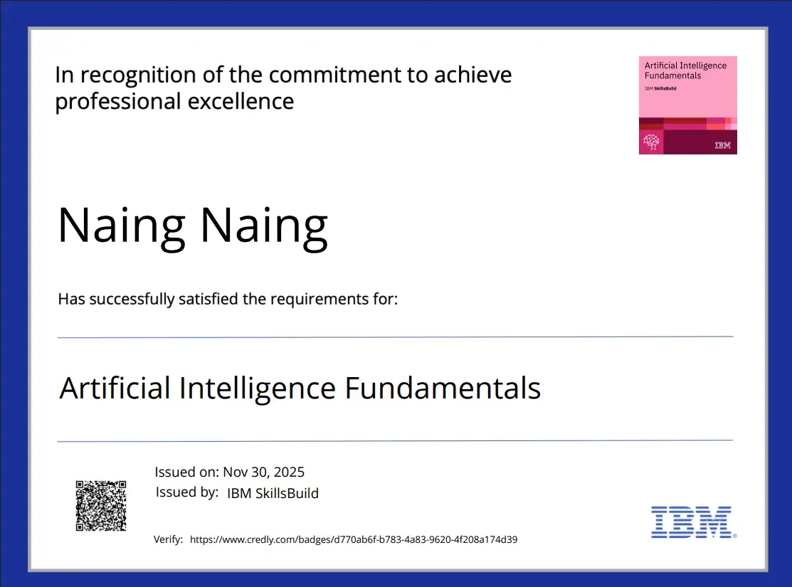 Artificial Intelligence Fundamentals