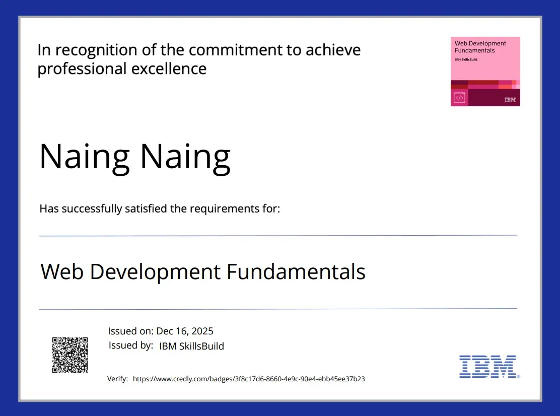 Web Development Fundamentals